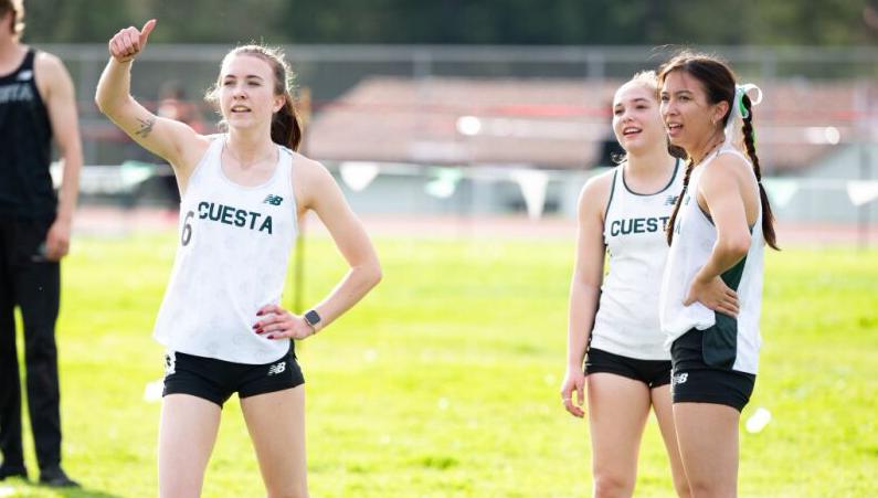 Women's Team Splits Squad and Posts Two New Cuesta Top 10 marks