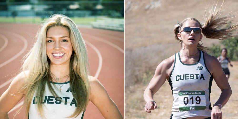 Cuesta College Female Athlete of the Month- October 2023, Elle Casselman, Cross Country