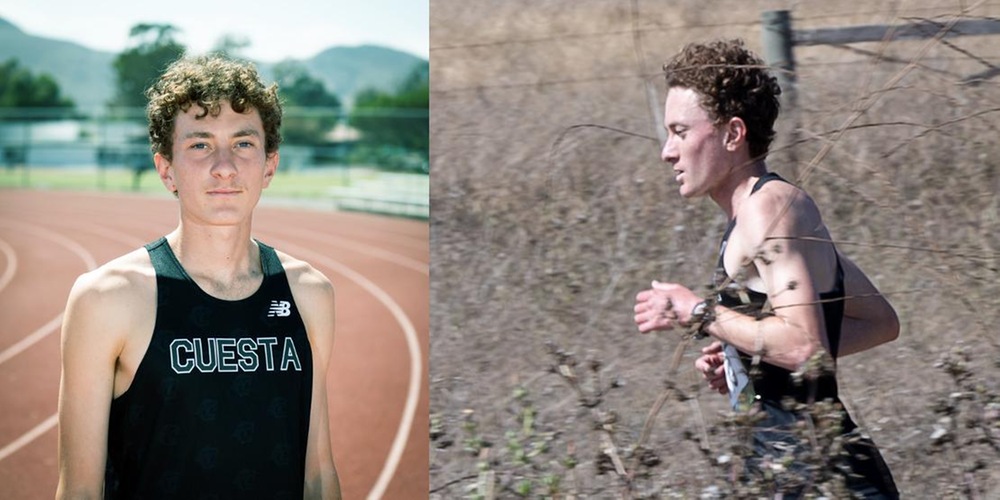 Cuesta College Male Athlete of the Month- October 2023, Anthony Erikson, Cross Country